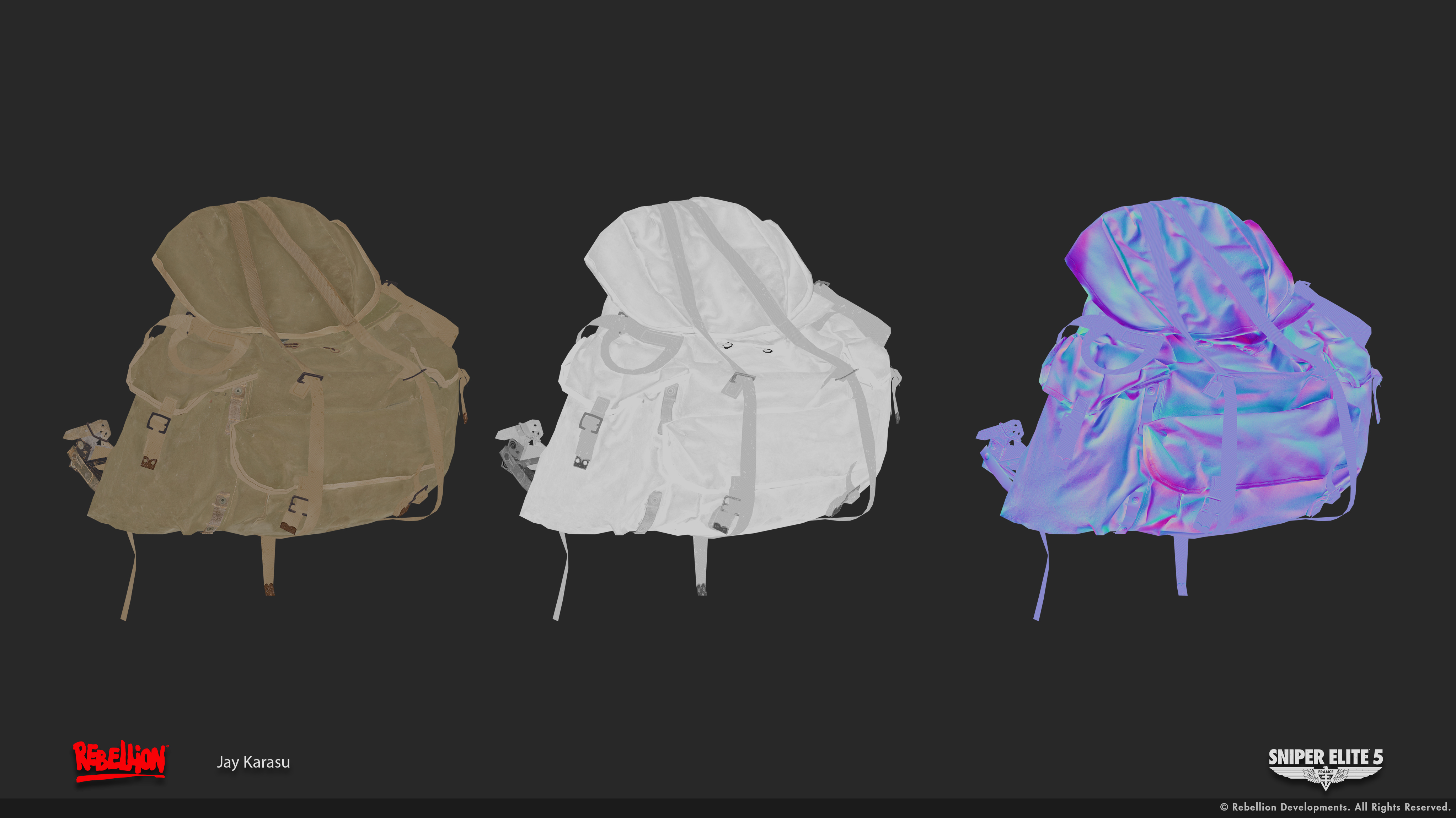 Bergen Rucksack Textures